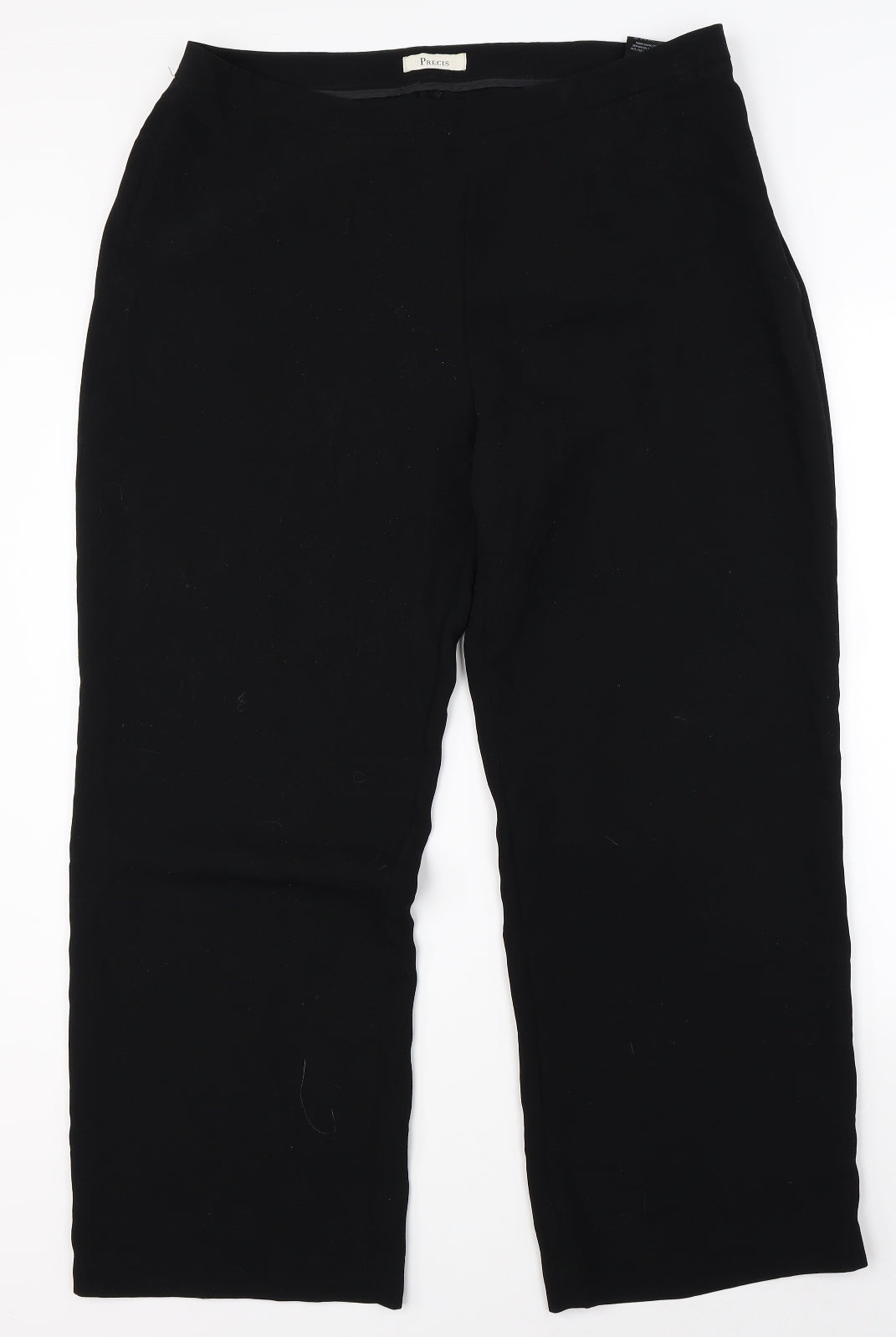Precise Womens Black   Dress Pants Trousers Size 18 L28 in