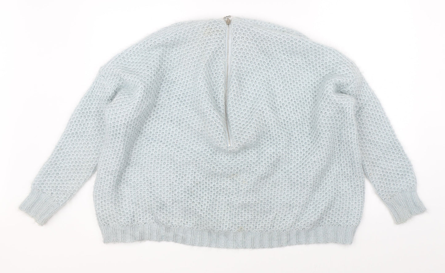 QED London Womens Blue  Knit Pullover Jumper Size S