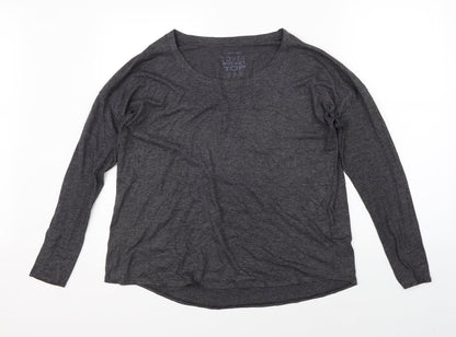 Front view of Atmosphere women’s grey jumper, size UK 16