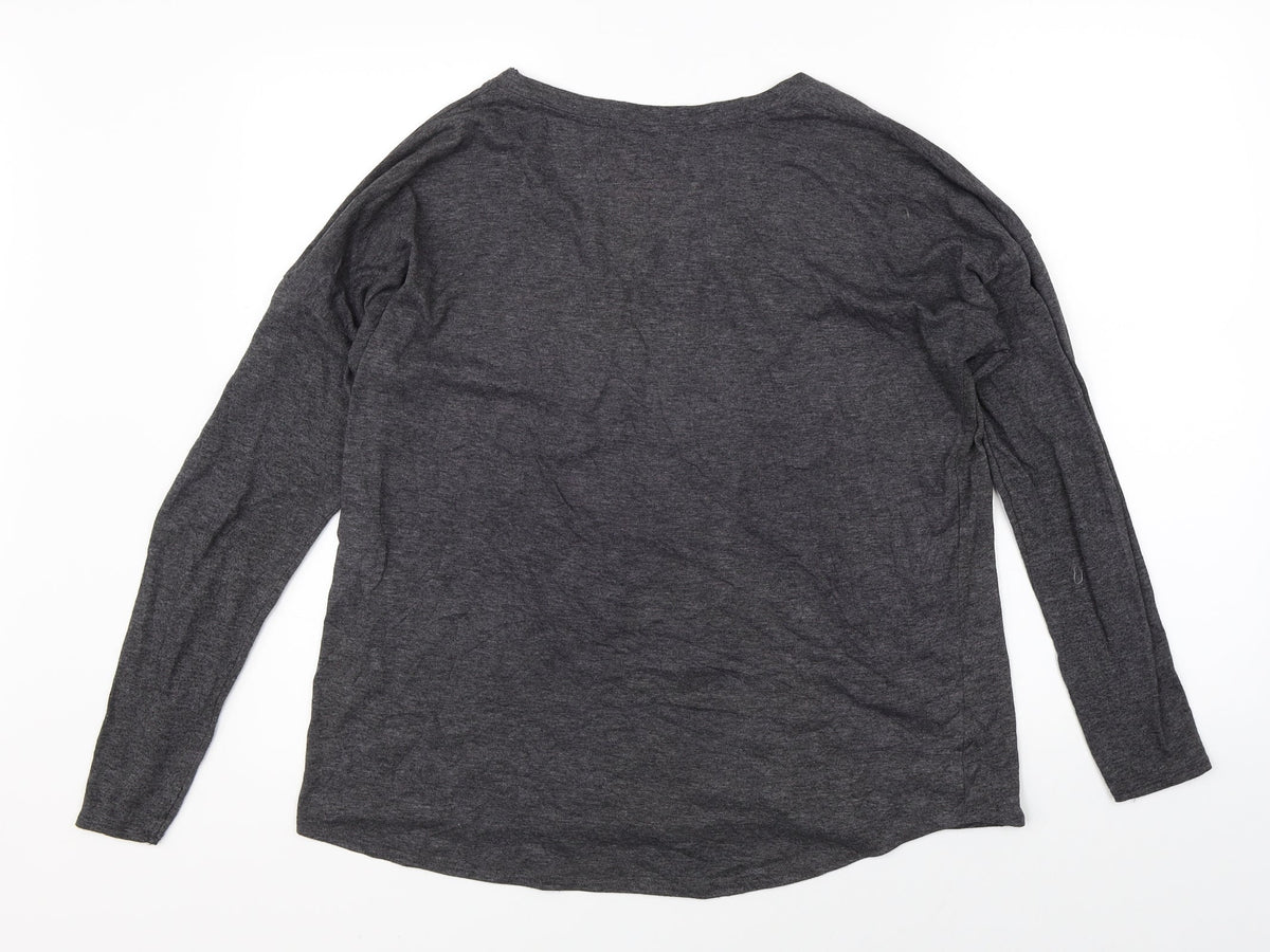 Back view of Atmosphere women’s grey jumper, size UK 16