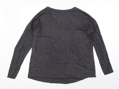 Back view of Atmosphere women’s grey jumper, size UK 16
