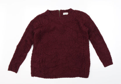 Marks & Spencer Womens Purple   Pullover Jumper Size 8