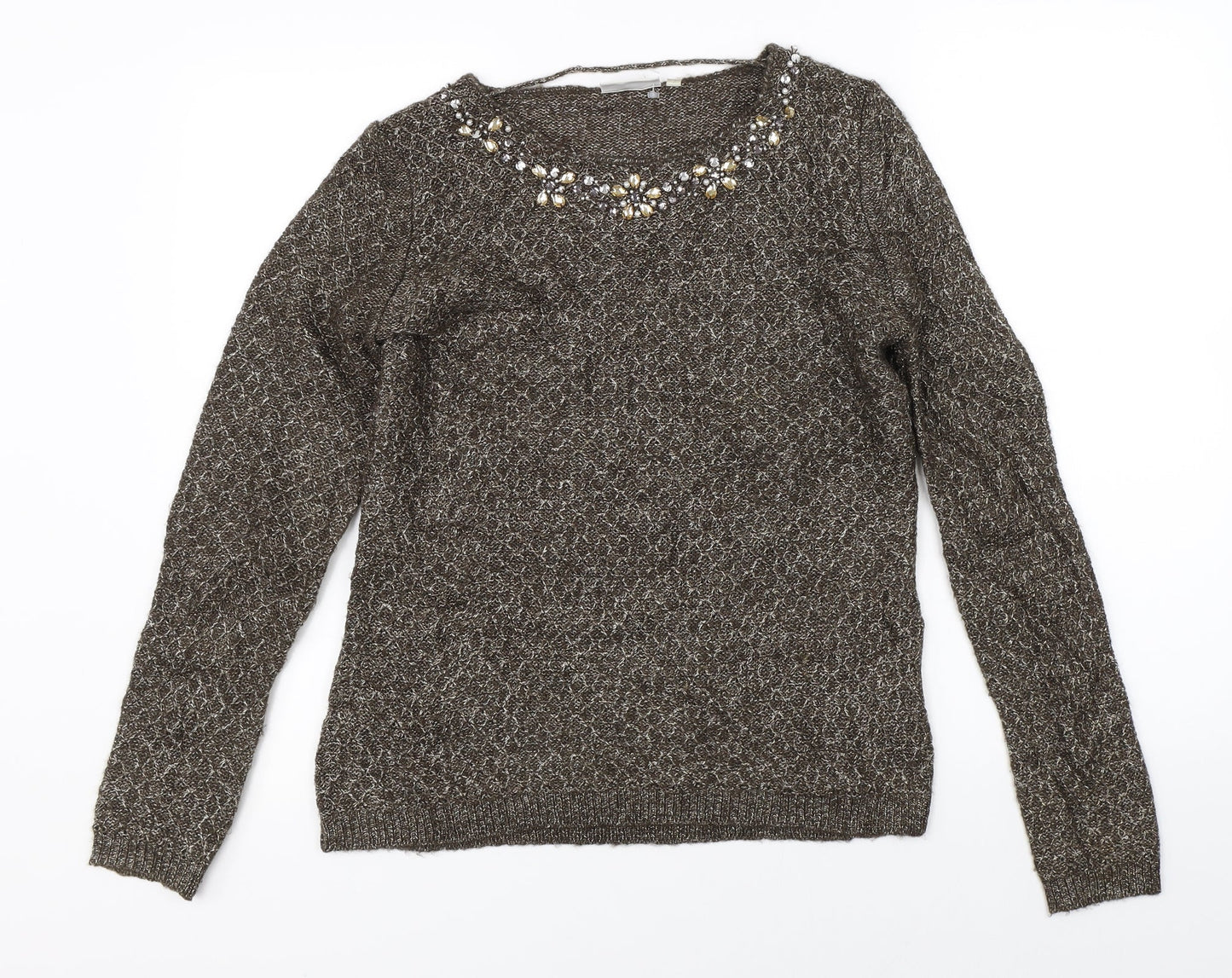 Canada Womens Brown   Pullover Jumper Size S
