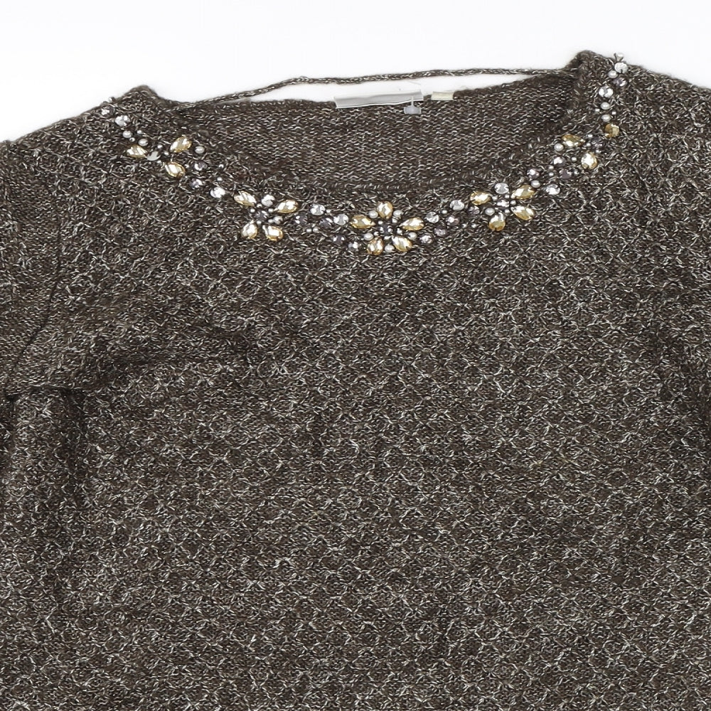 Canada Womens Brown   Pullover Jumper Size S