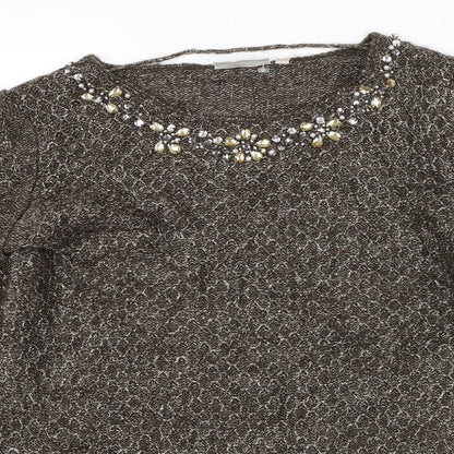 Canada Womens Brown   Pullover Jumper Size S