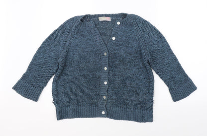 Naughty Womens Blue   Cardigan Jumper Size 14