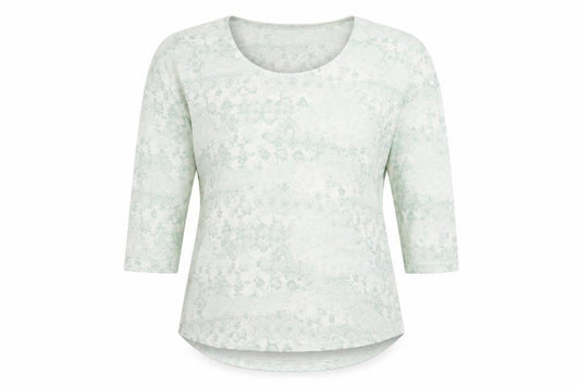 Bonmarché Womens Green Floral Basic Blouse Size 10