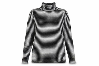 Marks & Spencer Womens Grey Striped  Pullover Jumper Size 14