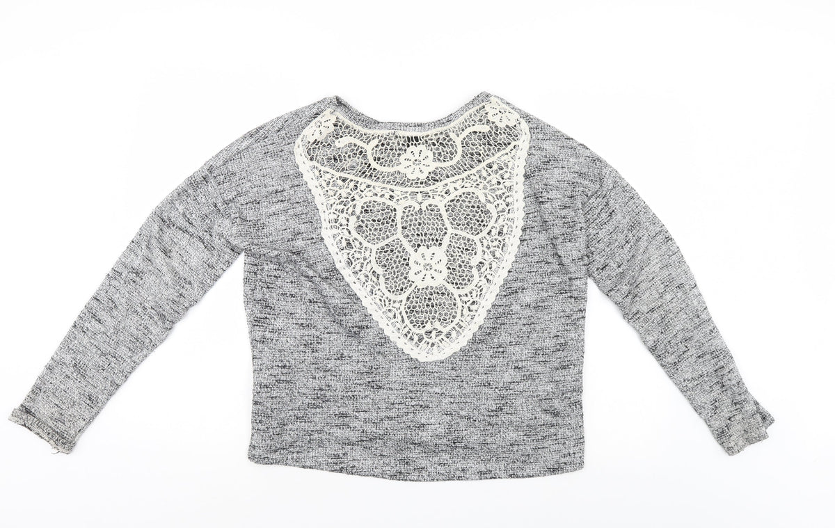 Forever 21 Womens Grey   Pullover Jumper Size M