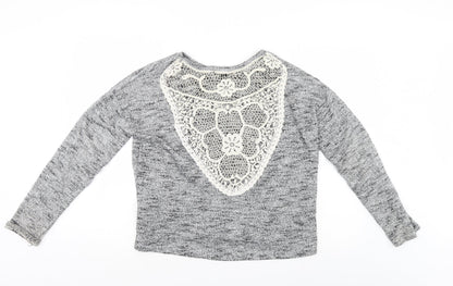 Forever 21 Womens Grey   Pullover Jumper Size M