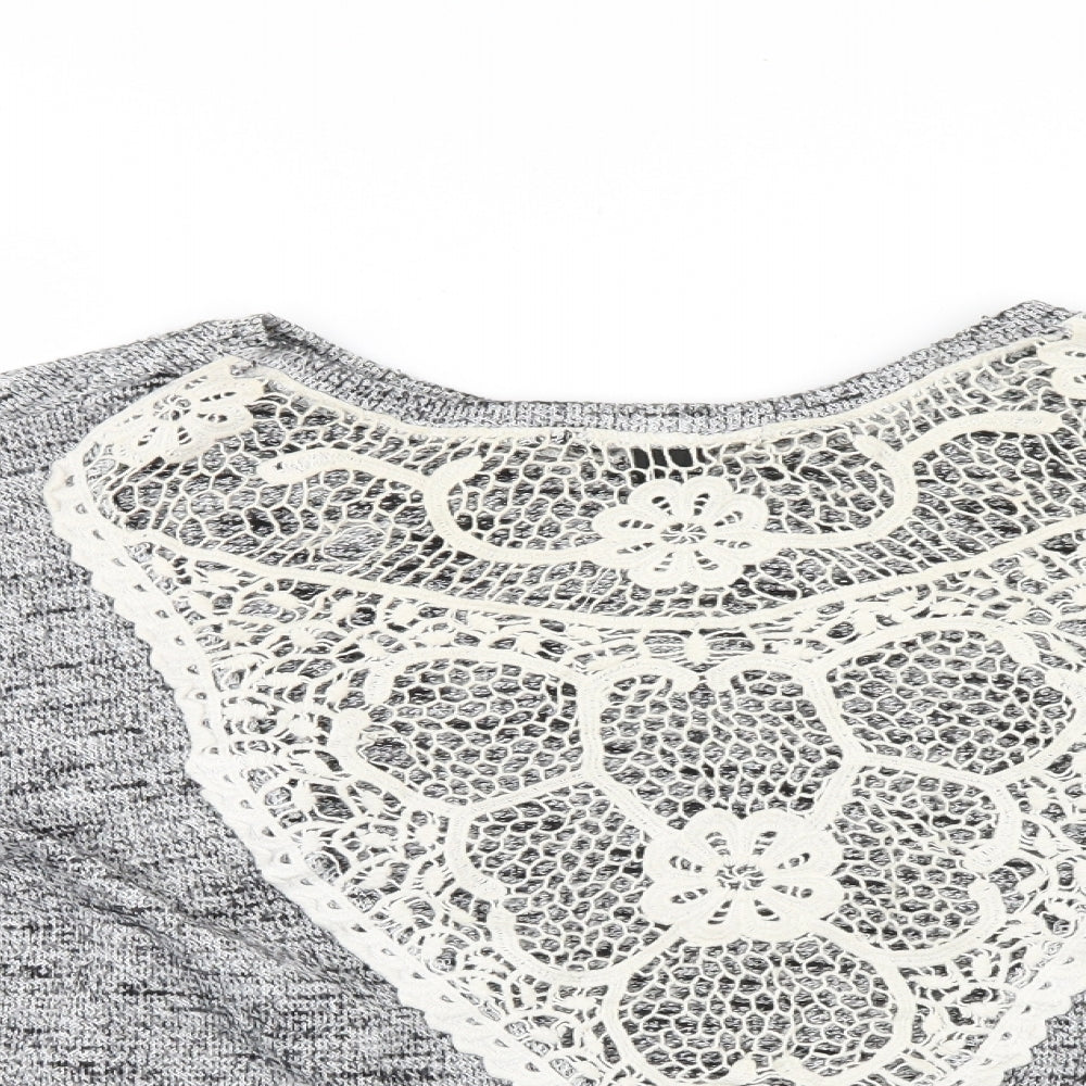 Forever 21 Womens Grey   Pullover Jumper Size M