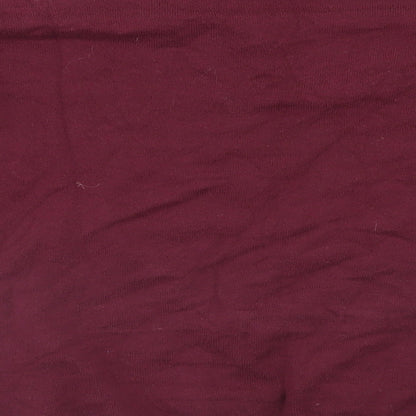 Giordano Womens Purple   Henley Jumper Size 4