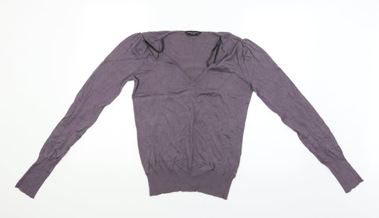 Dorothy Perkins Womens Purple   Pullover Jumper Size 10