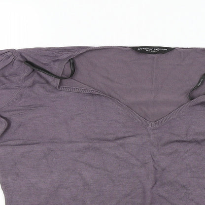 Dorothy Perkins Womens Purple   Pullover Jumper Size 10