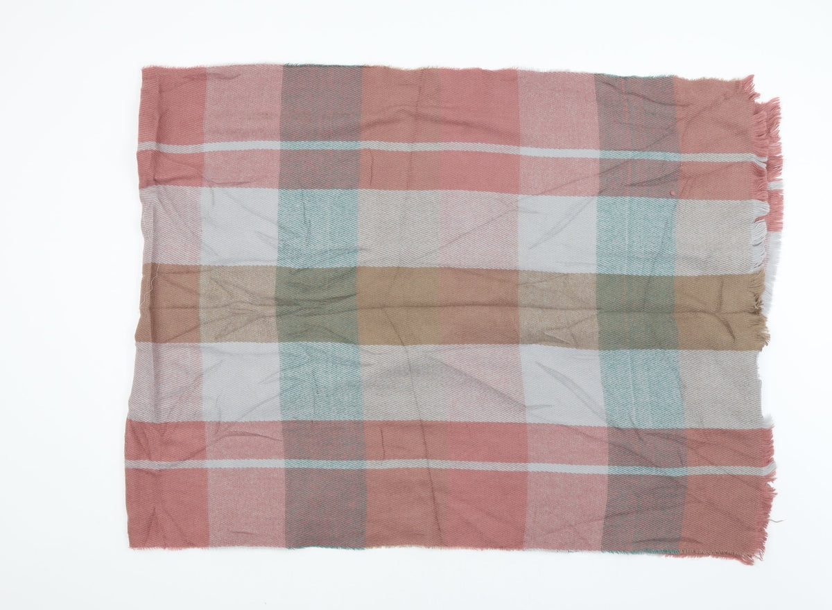 Preworn Womens Multicoloured Check   Shawl/Wrap