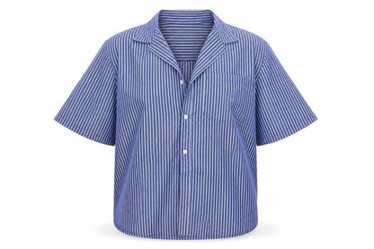 Womens UK Size L Originals Blue Basic Button-Up