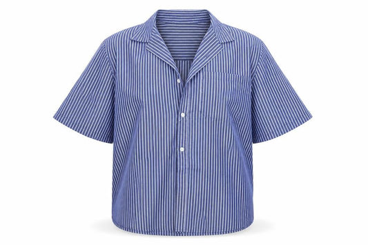 Womens UK Size L Originals Blue Basic Button-Up
