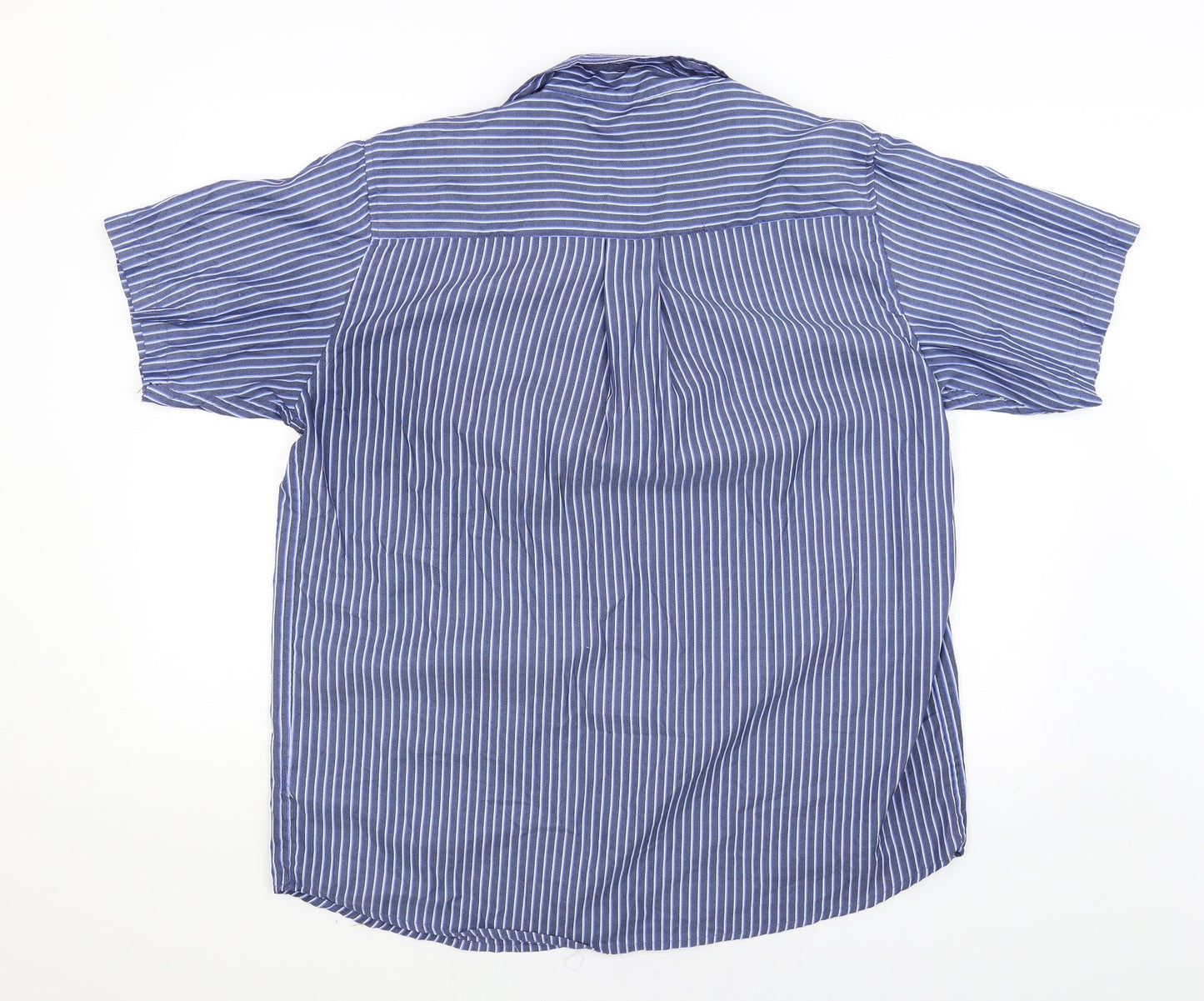 Womens UK Size L Originals Blue Basic Button-Up