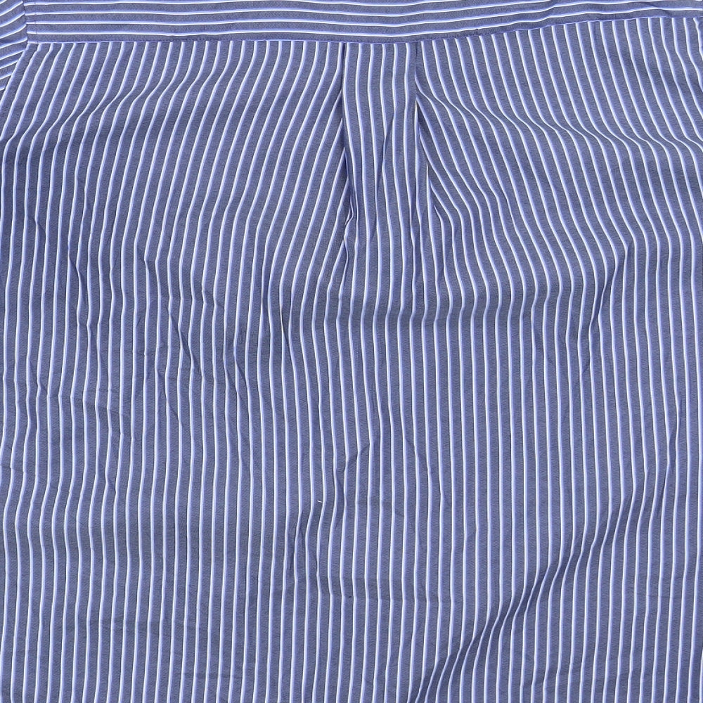 Womens UK Size L Originals Blue Basic Button-Up