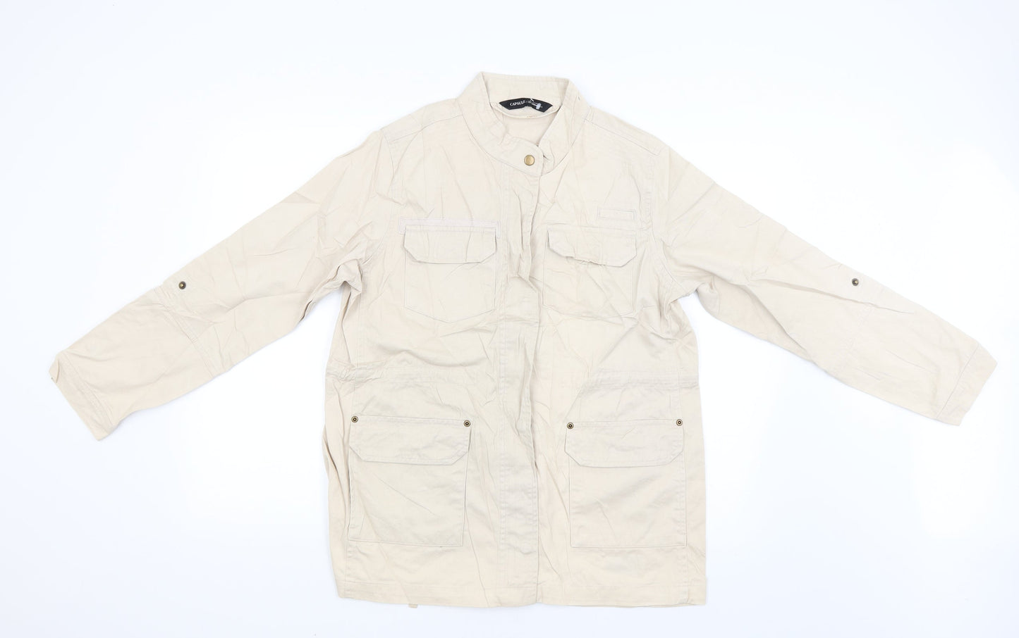 Womens UK Size 14 CAPSULE Beige Jacket