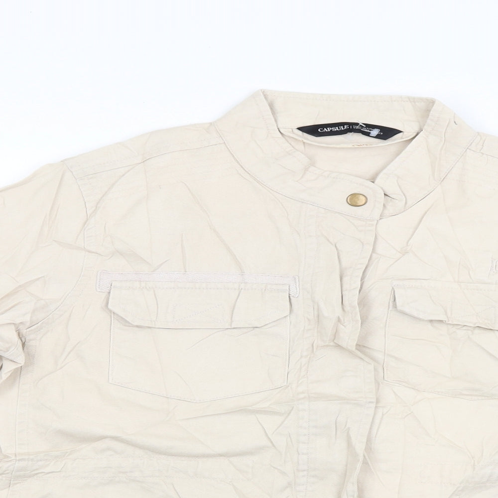 Womens UK Size 14 CAPSULE Beige Jacket