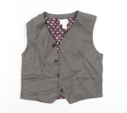 Additional front view of Monsoon boys’ grey jacket, size 9, years