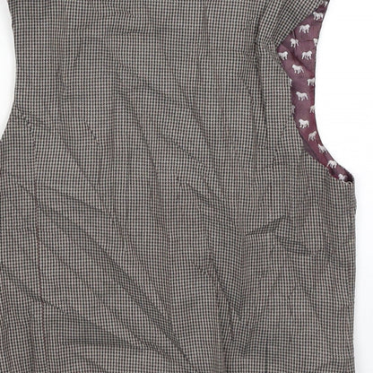 Brand and care label for Monsoon boys’ grey jacket, size 9, years