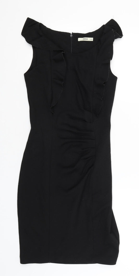 Oasis Womens Black   Tank Dress  Size 8