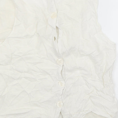 River Island Womens White   Tank Dress  Size 14