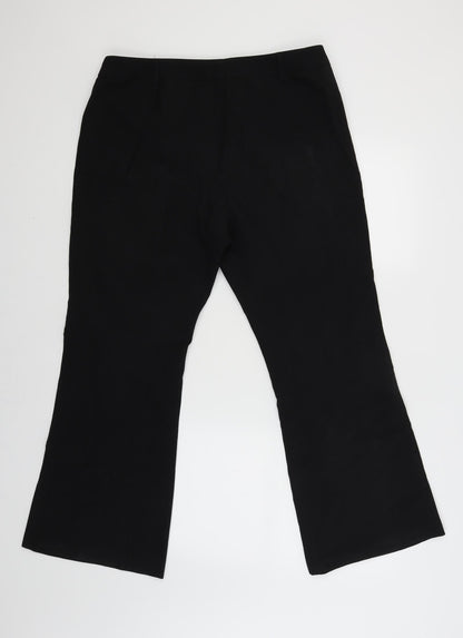 Womens UK Size 16 Dorothy Perkins Regular Fit  Black Trousers