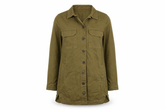 Ware denim Womens Green   Basic Button-Up Size 6
