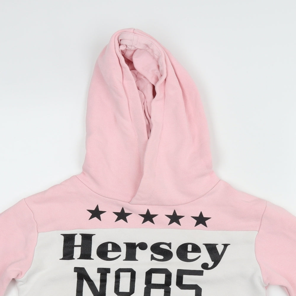 Hersey Girls Pink   Pullover Hoodie Size 12-13 Years