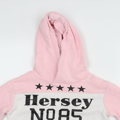 Hersey Girls Pink   Pullover Hoodie Size 12-13 Years