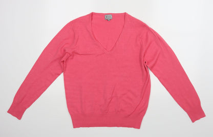 WOMAN Womens Pink   Basic Blouse Size 10