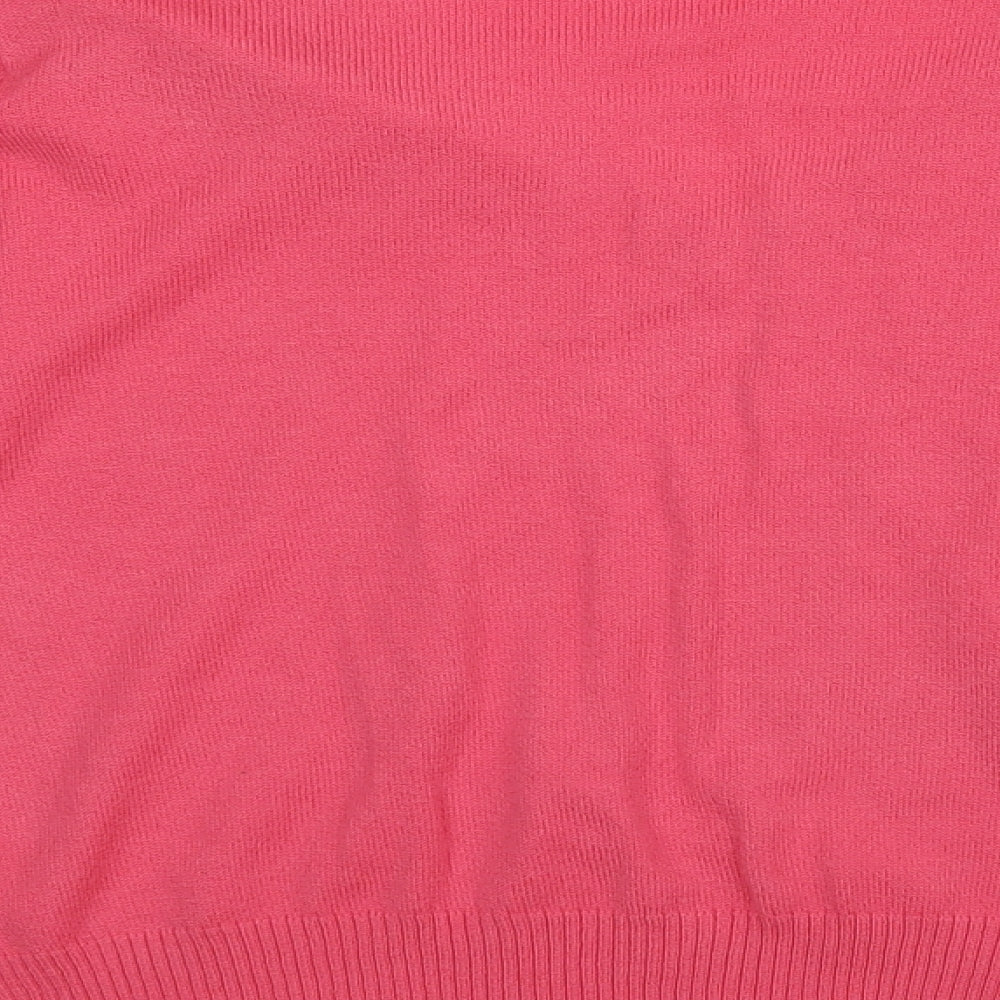 WOMAN Womens Pink   Basic Blouse Size 10