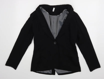 Denim co Womens Black   Jacket Blazer Size 12