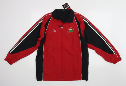 Additional front view of Masita boys’ red jacket, size 15, years