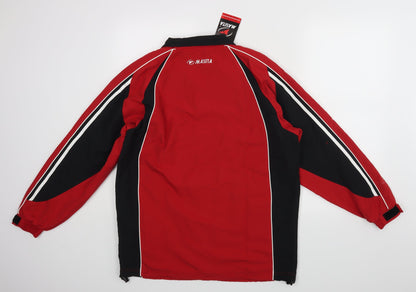 Back view of Masita boys’ red jacket, size 15, years