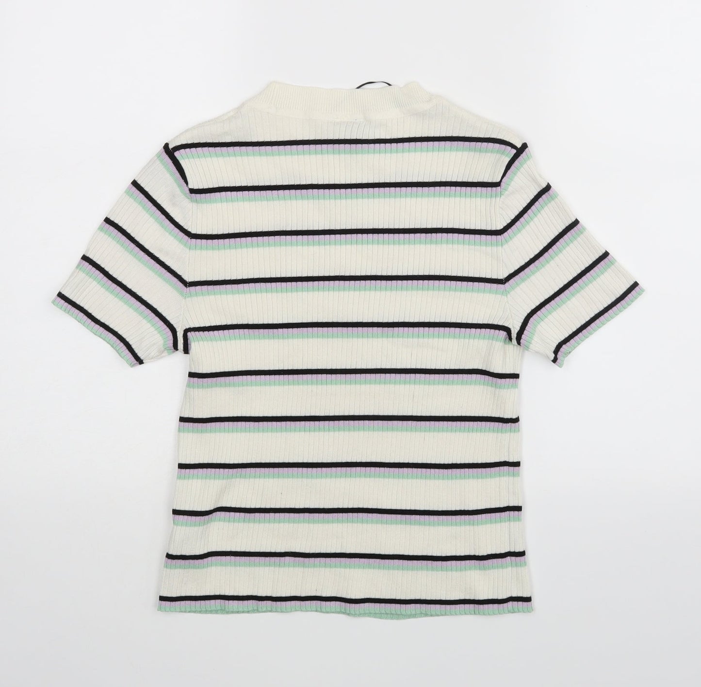 Womens UK Size M Divided White Basic Blouse