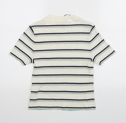 Womens UK Size M Divided White Basic Blouse