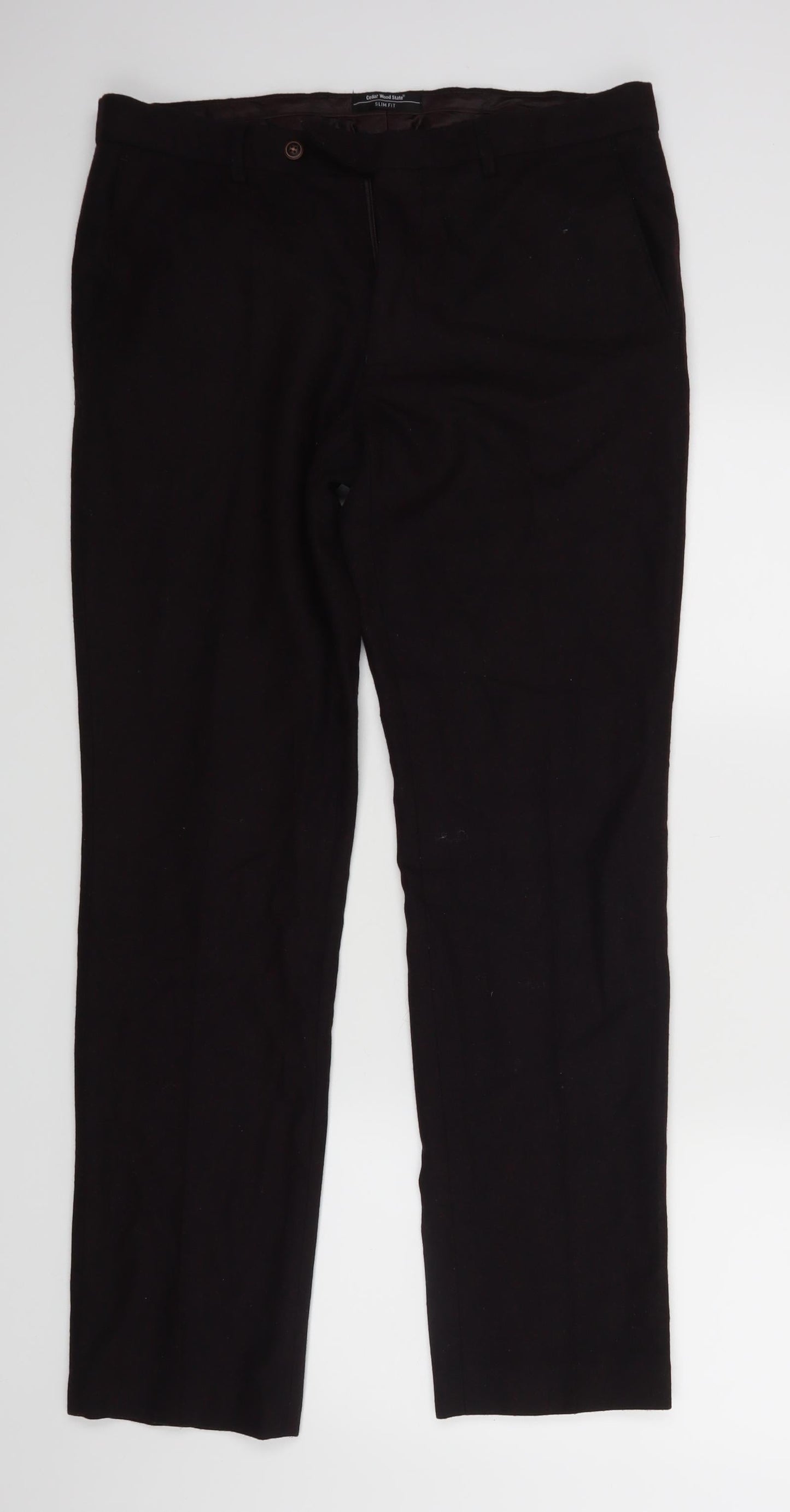 Cedar Wood Womens Red   Dress Pants Trousers Size 34 L31 in