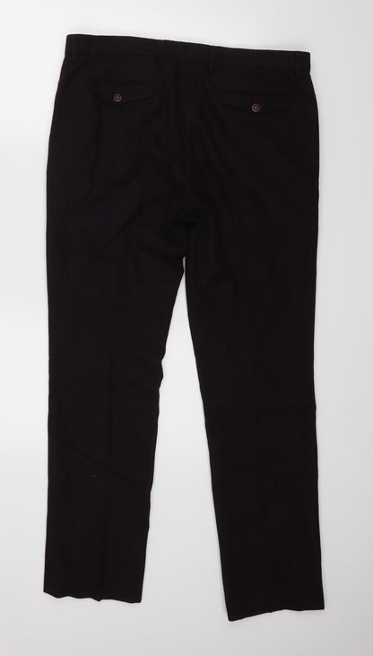 Cedar Wood Womens Red   Dress Pants Trousers Size 34 L31 in