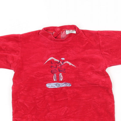 Belmiro Baby Red   Babygrow One-Piece Size 3-6 Months