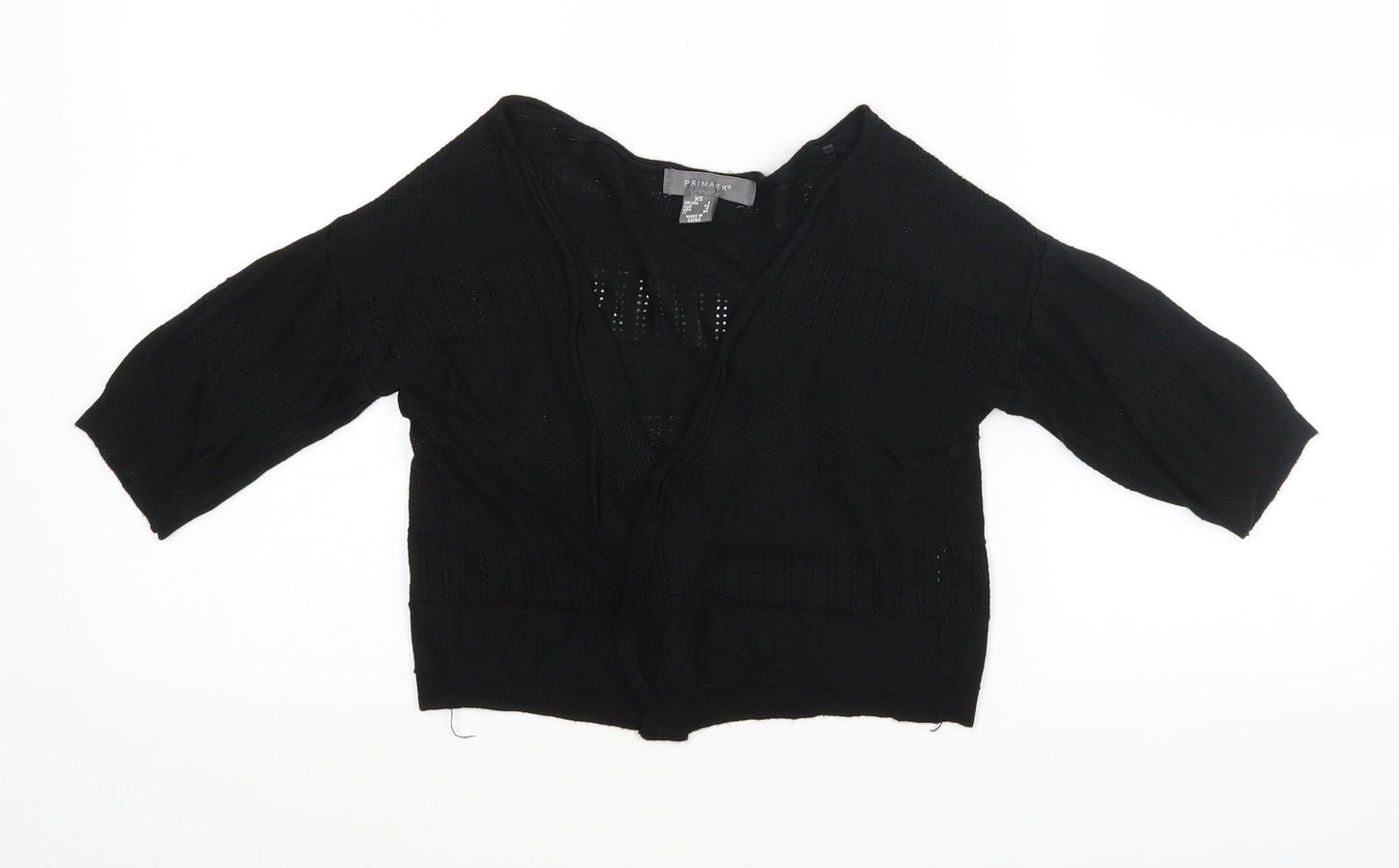 Primark Womens Black   Wrap Blouse Size XS