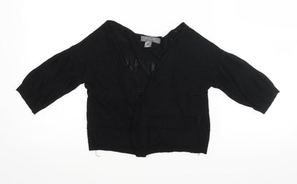 Primark Womens Black   Wrap Blouse Size XS
