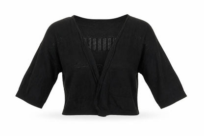 Womens UK Size XS Primark Black Wrap Blouse
