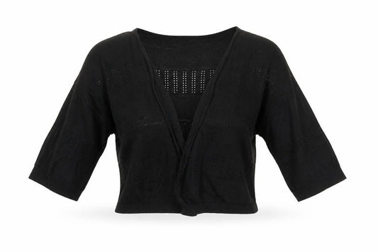 Womens UK Size XS Primark Black Wrap Blouse