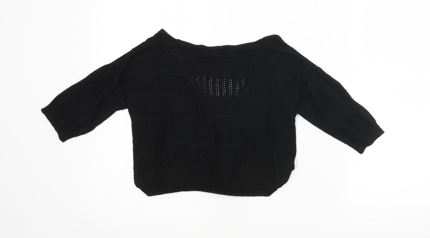 Primark Womens Black   Wrap Blouse Size XS