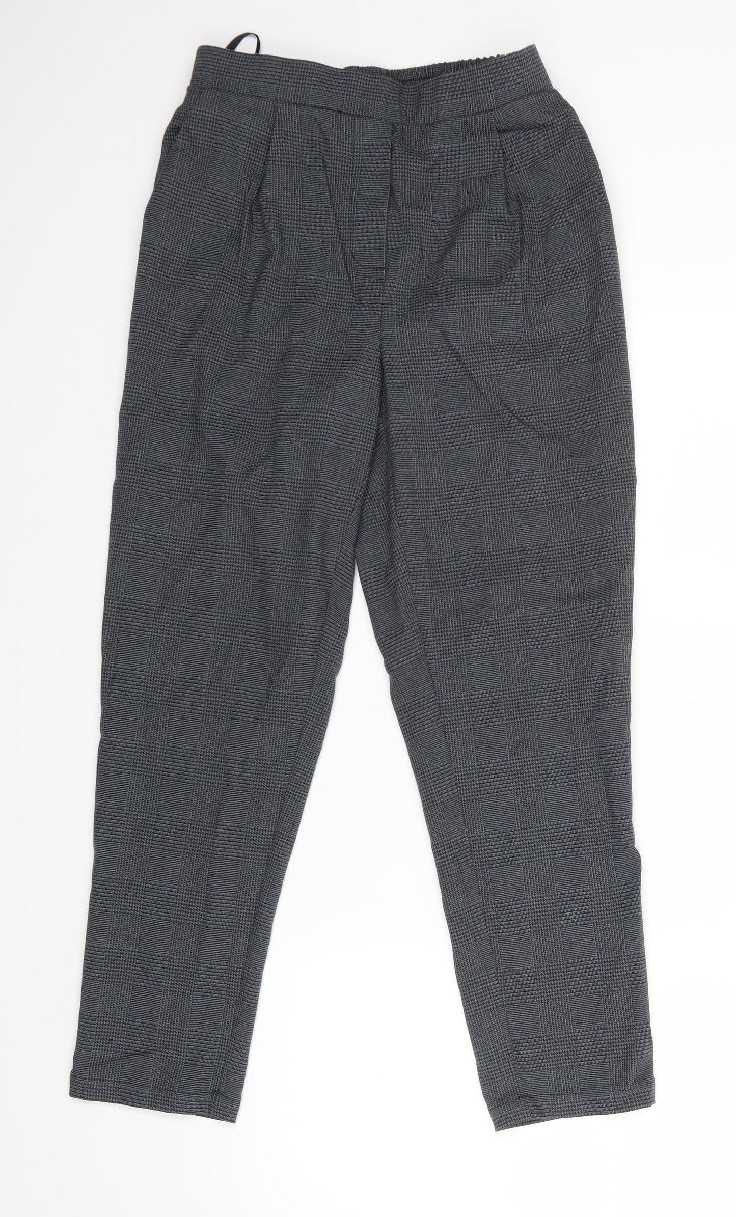 New Look Womens Grey   Dress Pants Trousers Size 8 L25 in
