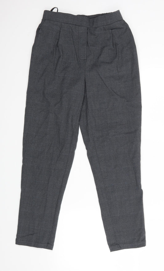 New Look Womens Grey   Dress Pants Trousers Size 8 L25 in